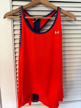 Under Armour Women's Orange/Red Performance Tank Top